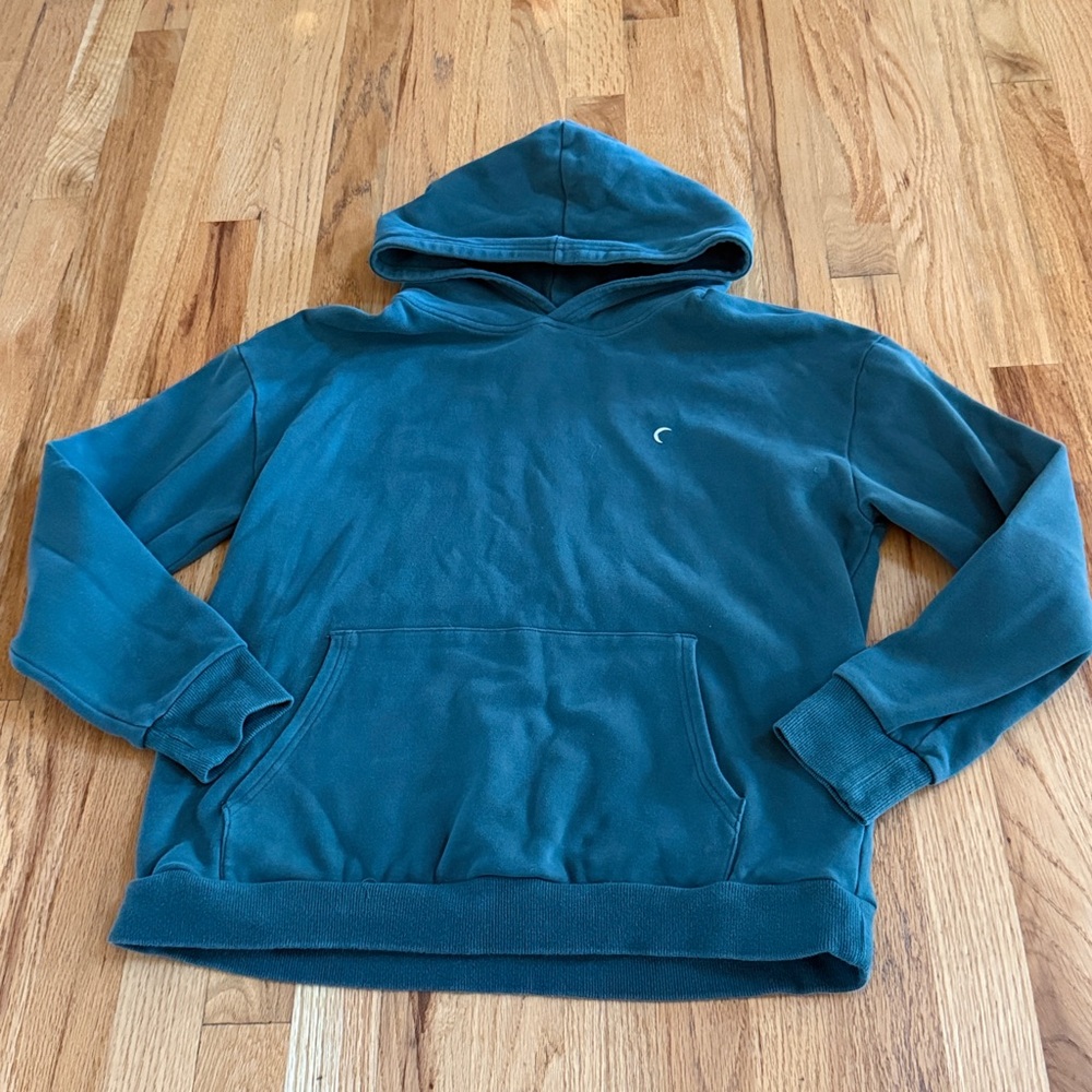 ZYIA Active Hooded Sweatshirt, Forrest Green, Size Large